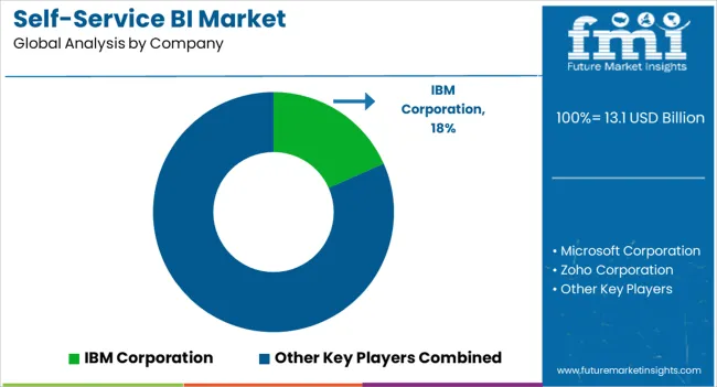 Self Service Bi Market Analysis By Company