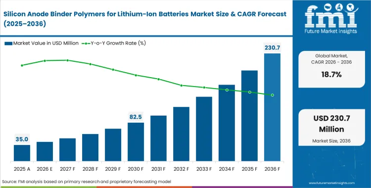 Silicon Anode Binder Polymers For Lithium Ion Batteries Market Market Value Analysis