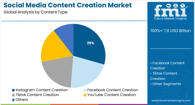 Social Media Content Creation Market Analysis By Content Type