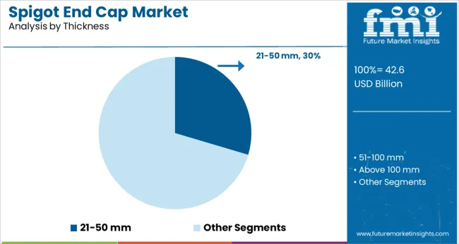 Spigot End Cap Market Analysis By Thickness