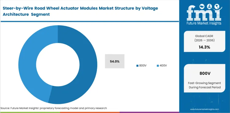 Steer By Wire Road Wheel Actuator Modules Market Analysis By Voltage Architecture 