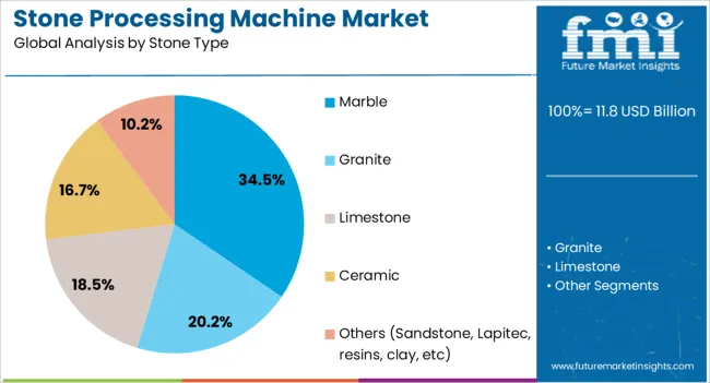 Stone Processing Machine Market Analysis By Stone Type