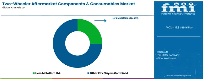 Two Wheeler Aftermarket Components & Consumables Market Analysis By Company