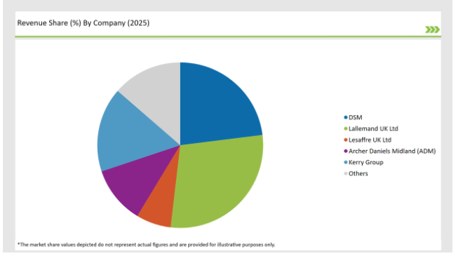 United Kingdom Yeast Extract Market Revenue By Company 2025