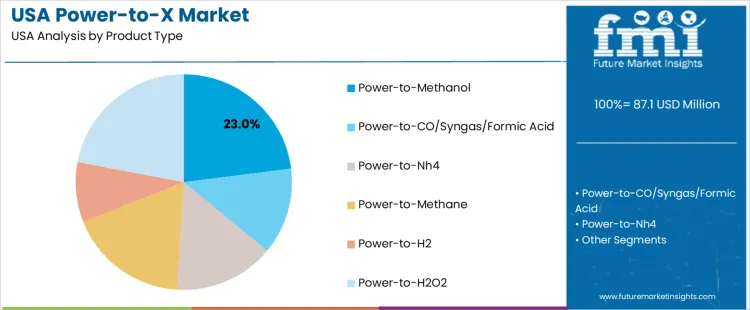 Usa Power To X Market Analysis By Product Type