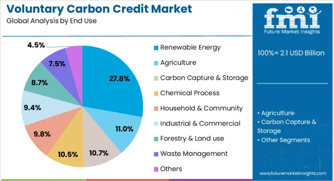 Voluntary Carbon Credit Market Analysis By End Use