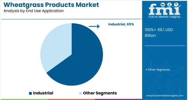 Wheatgrass Products Market Analysis By End Use Application 
