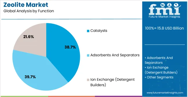 Zeolite Market Analysis By Function Zeolite Market Analysis By Function
