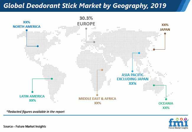 global deodorant stick market by geography pr