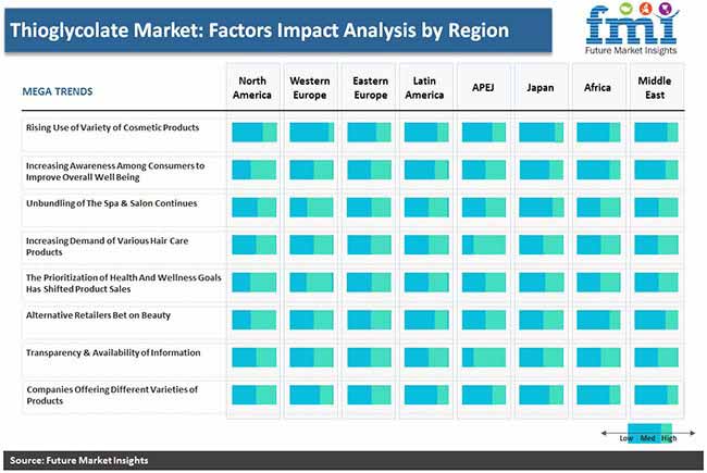 thioglycolate market factors impact analysis by region pr