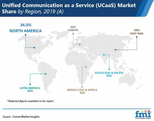 Unified Communication As A Service Market Share By Region Pr unified communication as a service market share by region pr